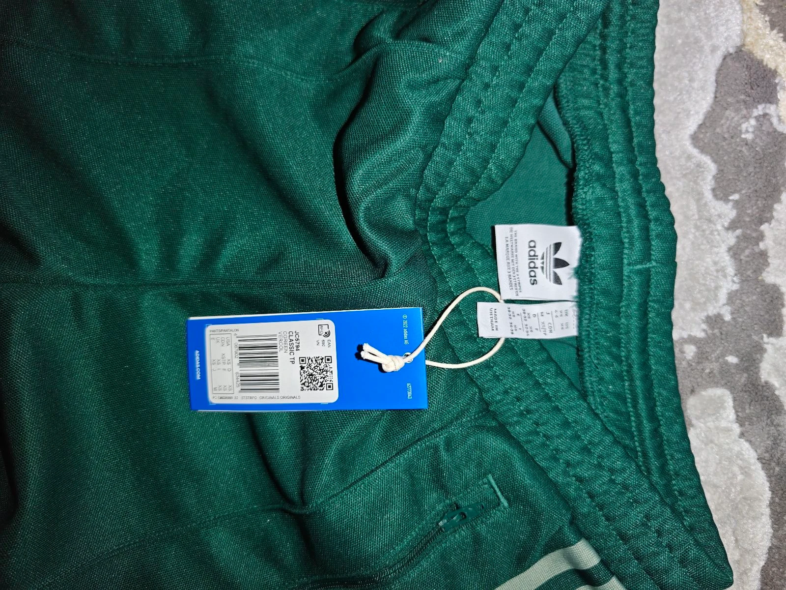 Dark green Adidas Firebird pants size XS – photo 2